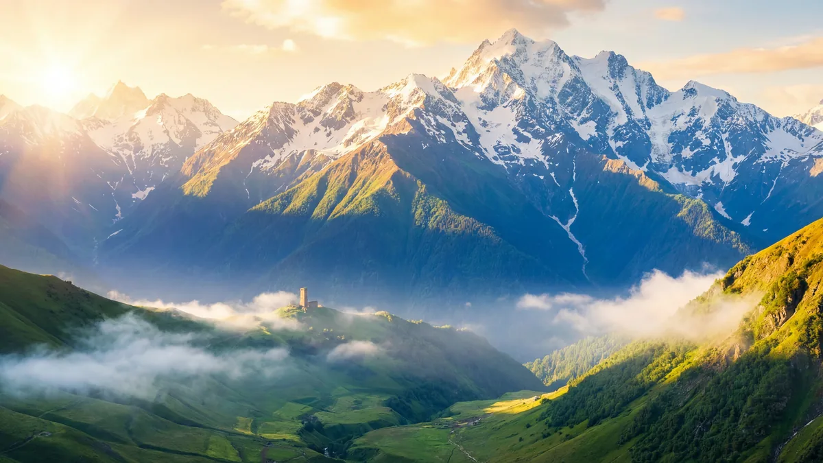 Кавказские горы